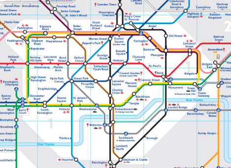 Underground London  on Tube Maps    Visualign